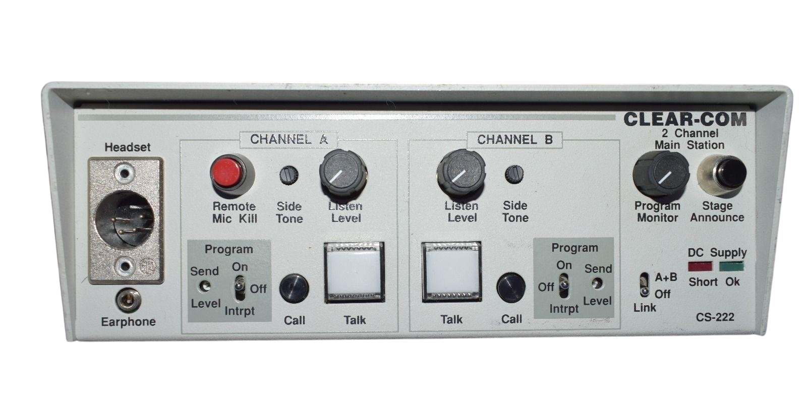 Clear-Com CS-222 Main Station