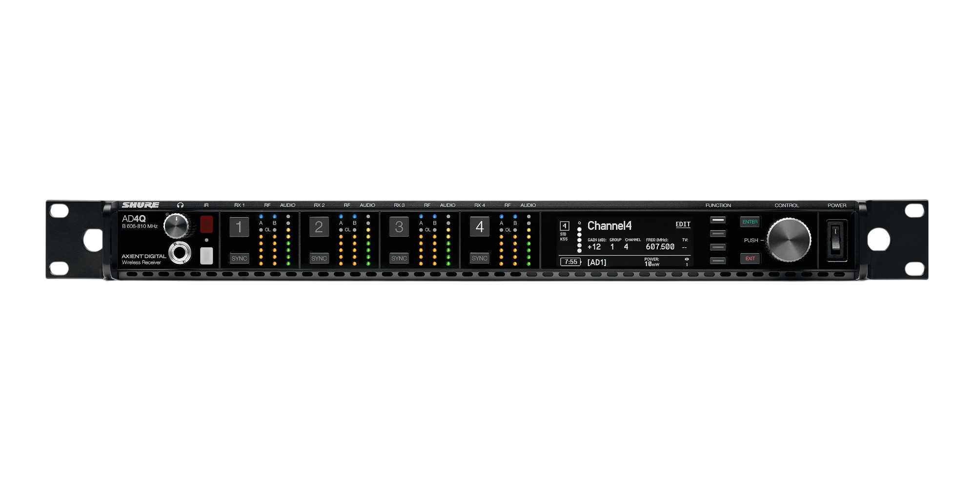 Shure AD4Q Quad Receiver