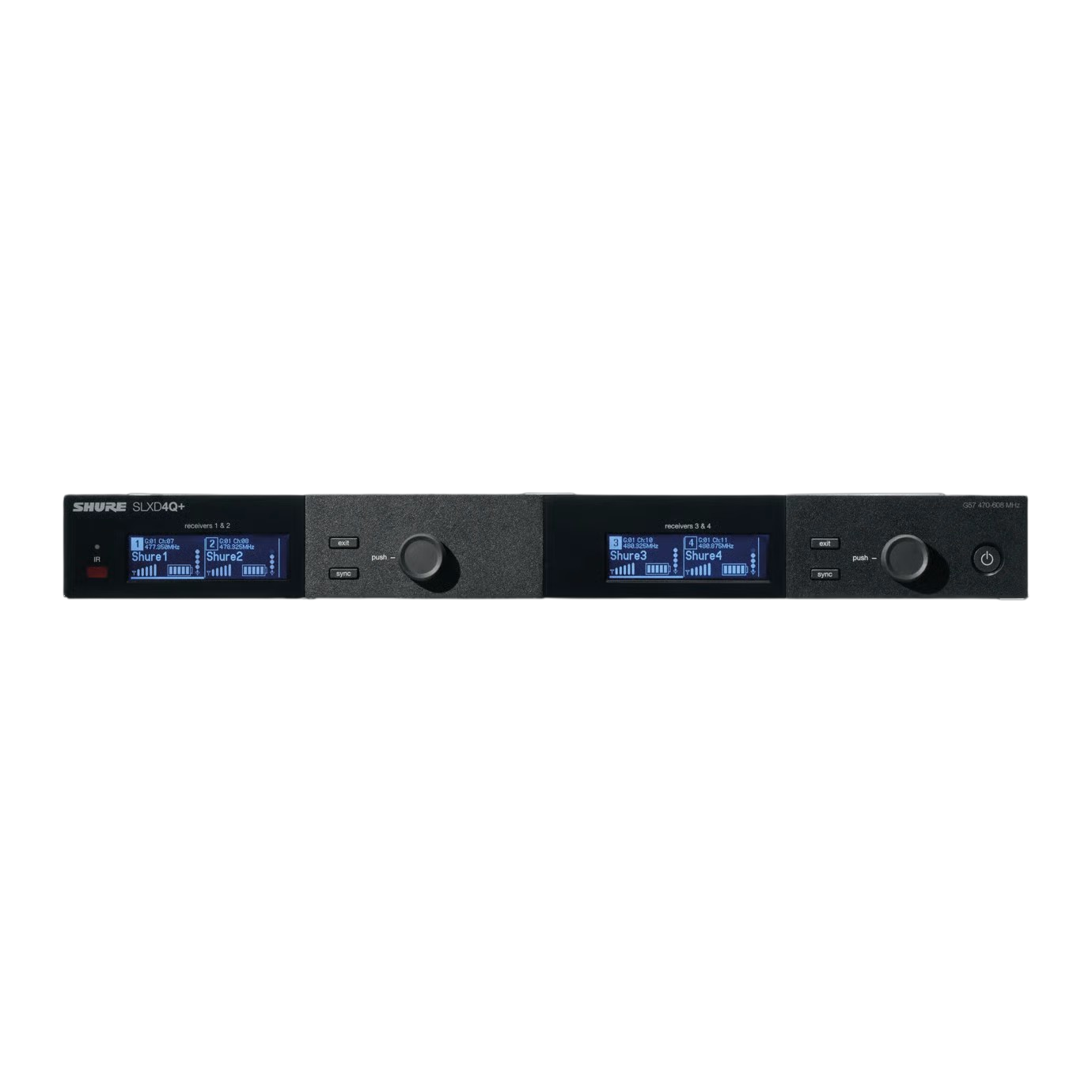 Shure SLXD4Q+
