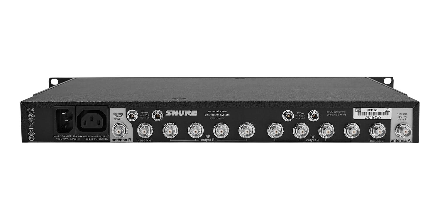 Shure UA845 UHF Antenna Distribution 2