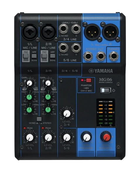 YAMAHA MG06X Mixing Console