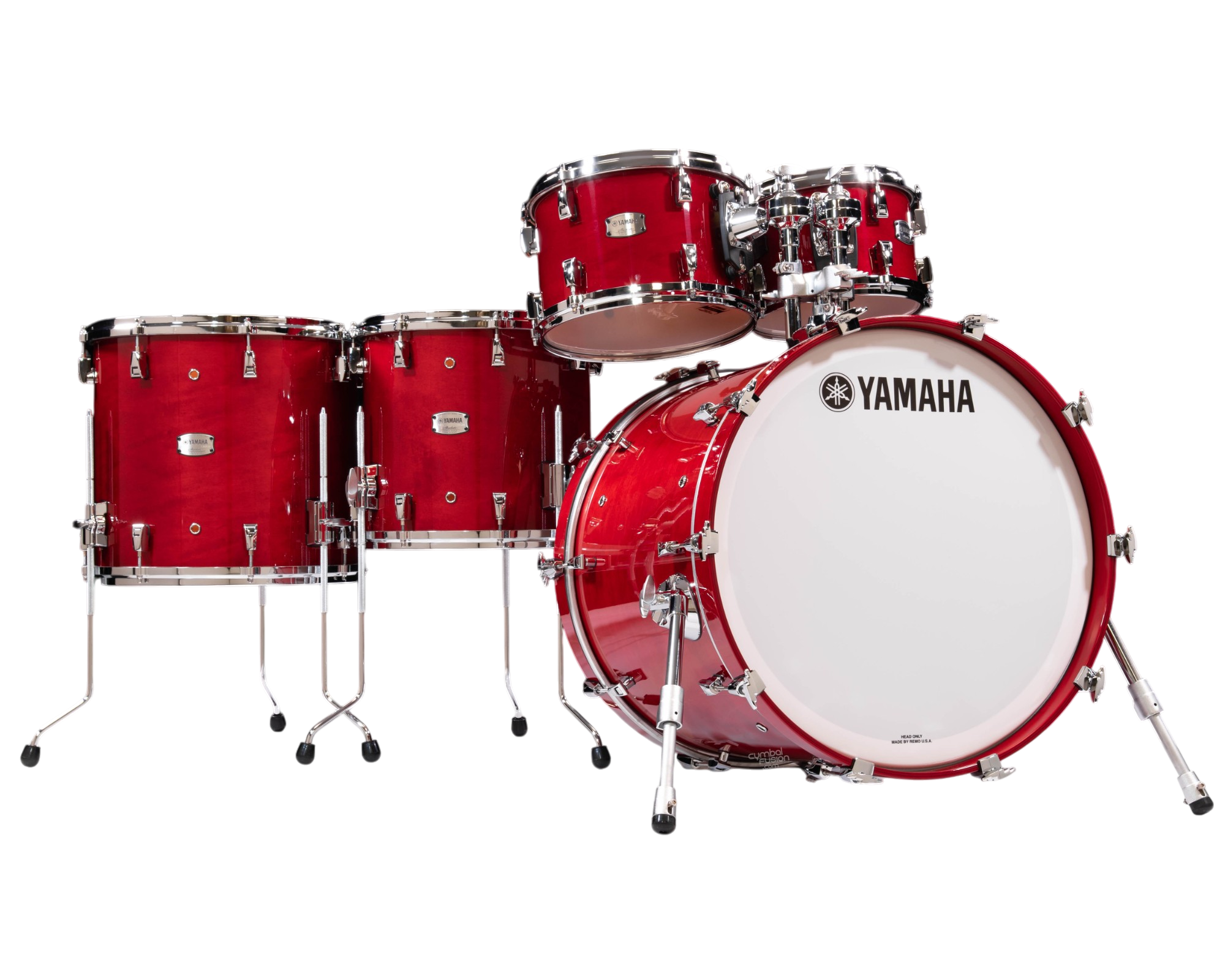 YAMAHA Maple Custom Drum Kit – Red Sparkle