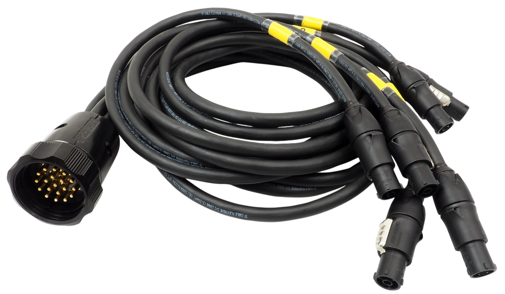 Socapex Male – powerCON TRUE1 Splay