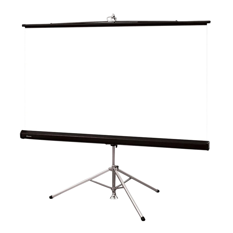 4.8′ x 7.6′ (9′) Tripod Projector Screen [16:10]
